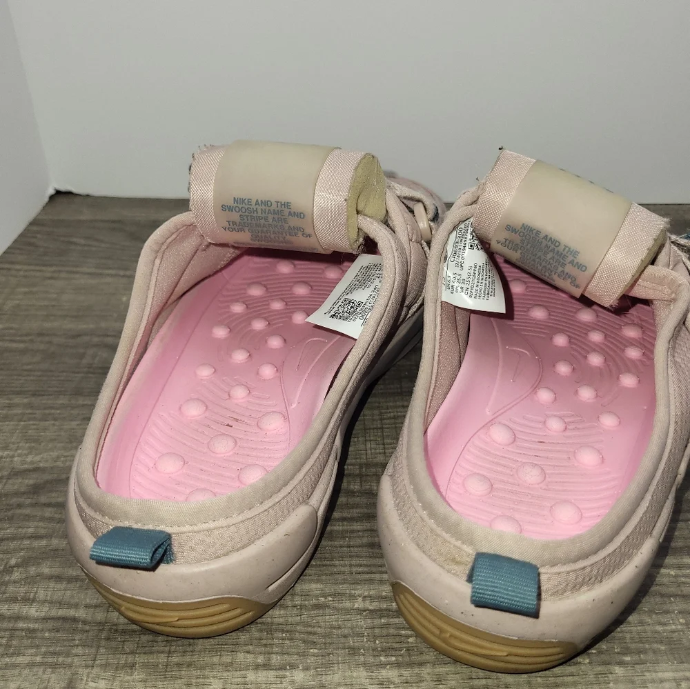Nike Offline Stone Mauve Mens Size 7.5 Casual Slip On Mule Sandals CJ0693-200